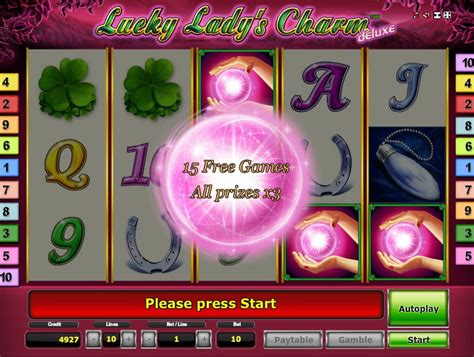Play Lucky Lady’s Charm Deluxe Free Slot by Novomatic .